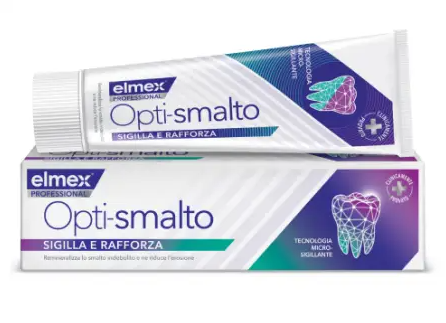 ELMEX Dentifricio Optismalto Sigilla e Rafforza 75ml
